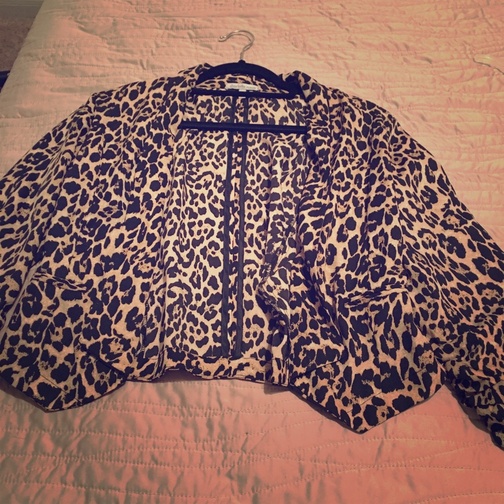Leopard Blazer